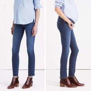Madewell Maternity Skinny Jeans Blue Wash, Size 28